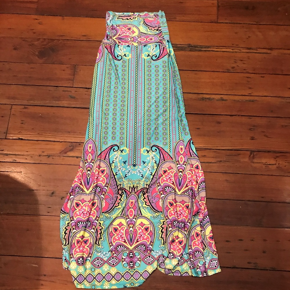 Yoyo 5 multicolored maxi skirt